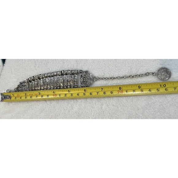 Turkish Coin Charm Bracelet/Anklet Bohemian Ethnic Cha-Cha 7"-9" Lobster Clasp - Picture 3 of 4